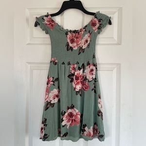 Floral Off the Shoulder Dress